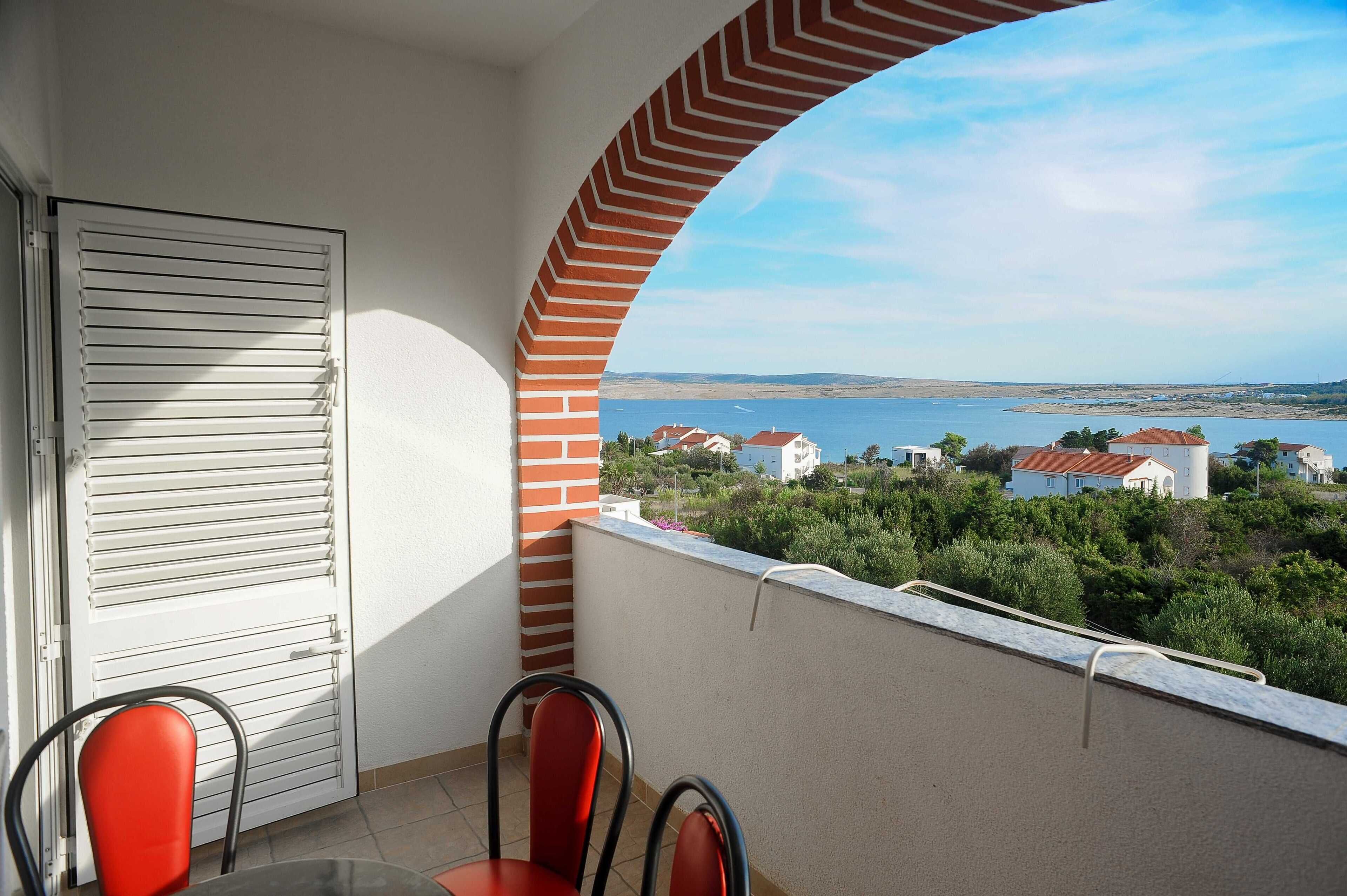 Apartment (Duplex One Bedroom Apartment with Sea) | Balcony