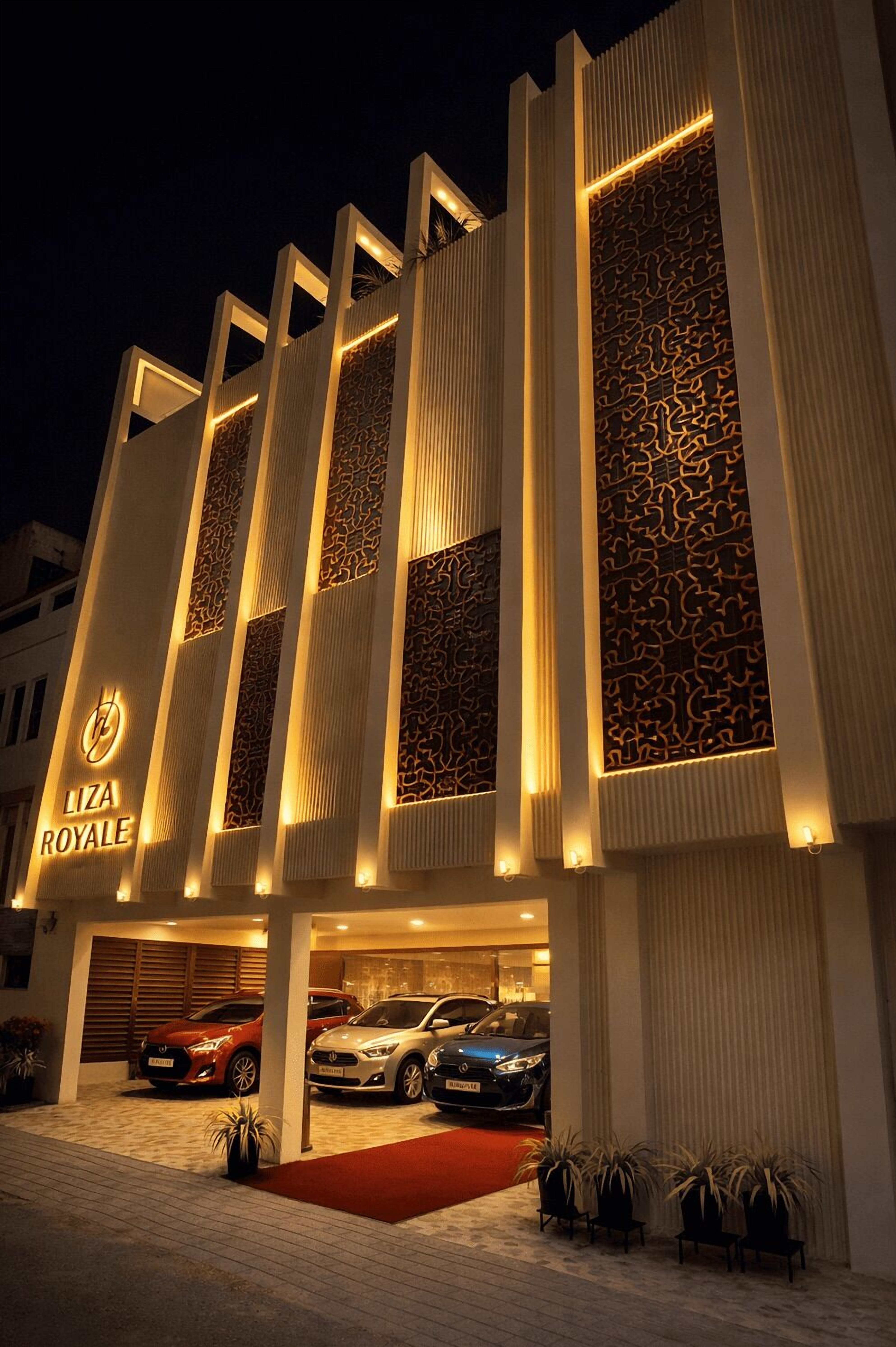 Front of property - evening/night