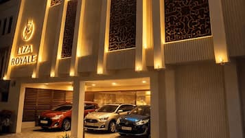 Front of property – evening/night