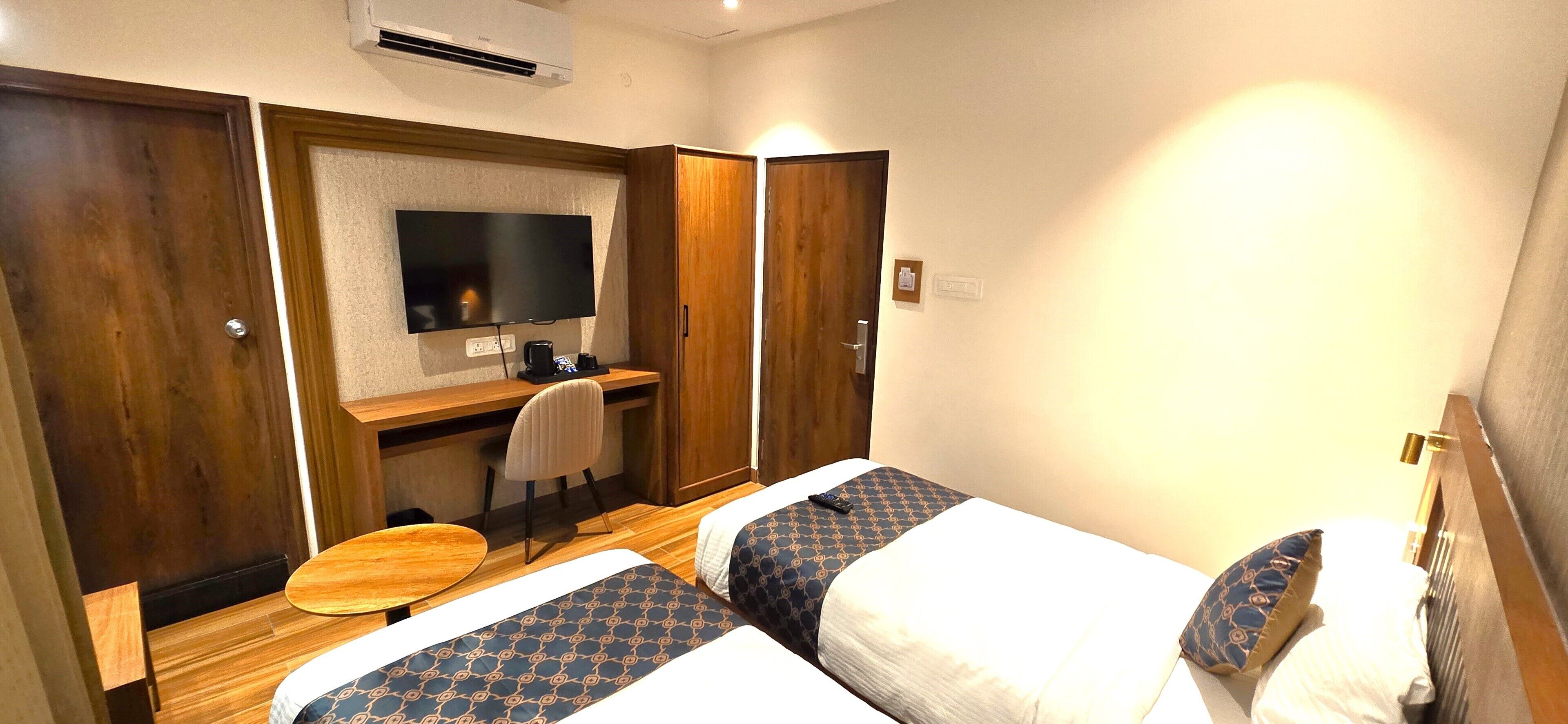 Habitación estándar con 2 camas individuales, vista a la ciudad