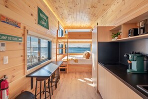 Chalet rustique luxueux, en face de la plage | Intérieur