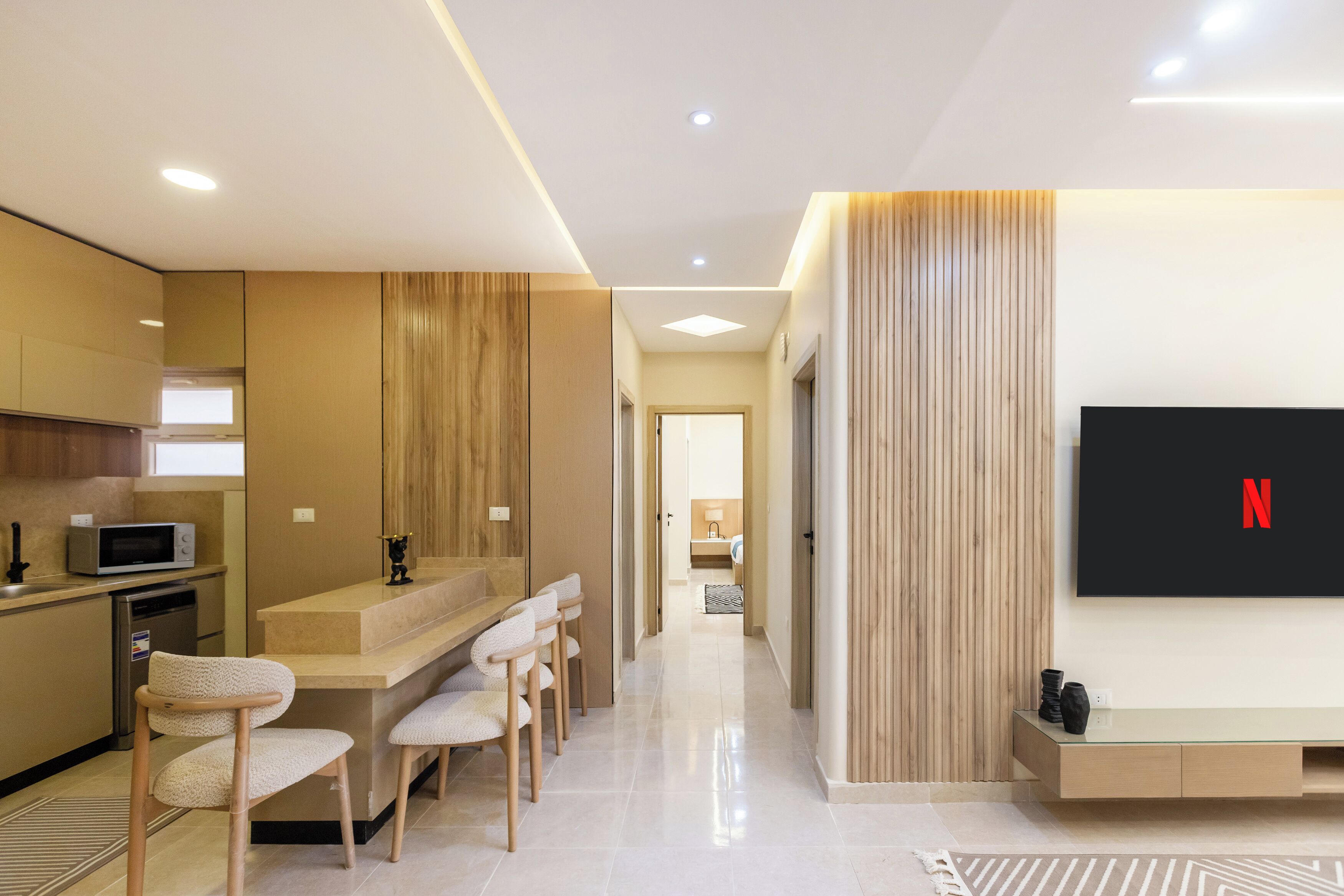 Deluxe Apartment, 2 Bedrooms, Balcony, City View | Interior