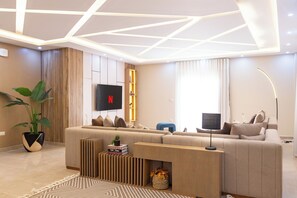 豪華公寓, 2 間臥室, 露台 | 大堂