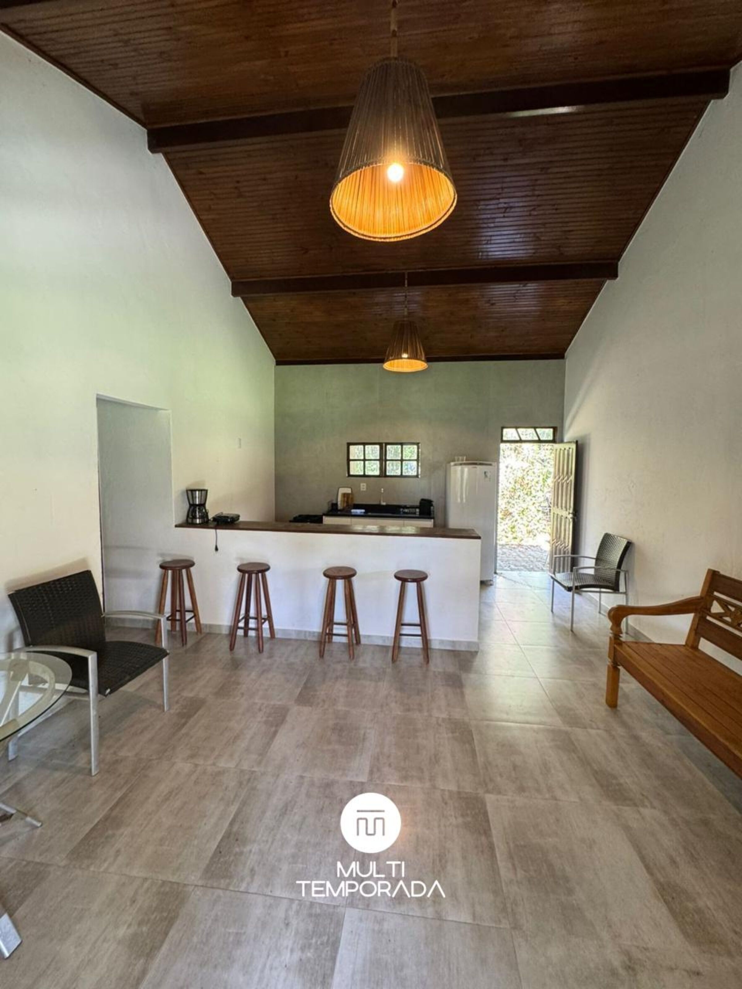 Ferienhaus, Terrasse, Poolblick