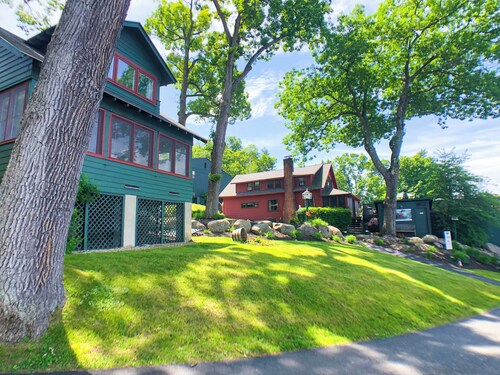 Luxury Adirondack Retreat, Two Homes at Hall’s Marina