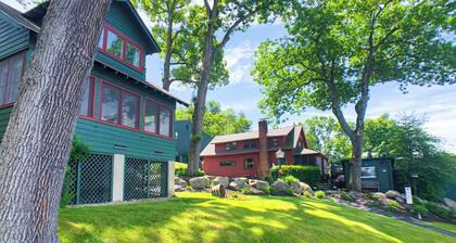 Luxury Adirondack Retreat, Two Homes at Hall’s Marina