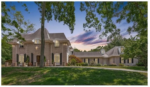 Luxury French Chateau Estate with Pool, Spa, Pond, Gym & 4.9 Private Acres