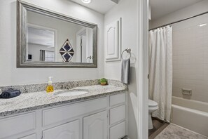 Hair dryer, towels