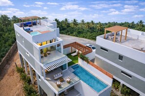 Exterior - 3-bedroom villa in fabulous Las Terrenas with AC (Las Terrenas)