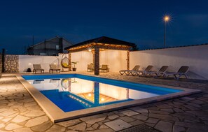 Pool - Lovely home in Pridraga with private swimming pool, can be inside or outside (Pridraga)