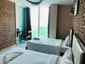 Quarto duplo standard | Wi-Fi de cortesia, roupa de cama