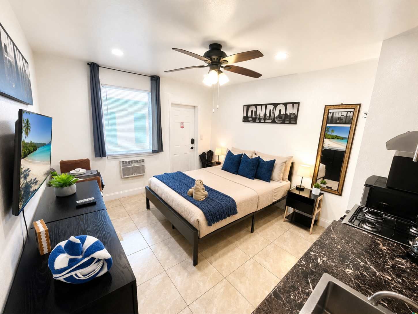 1 bedroom, iron/ironing board, travel cot, WiFi