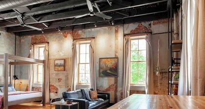 Romantic Historic Loft on Main Street