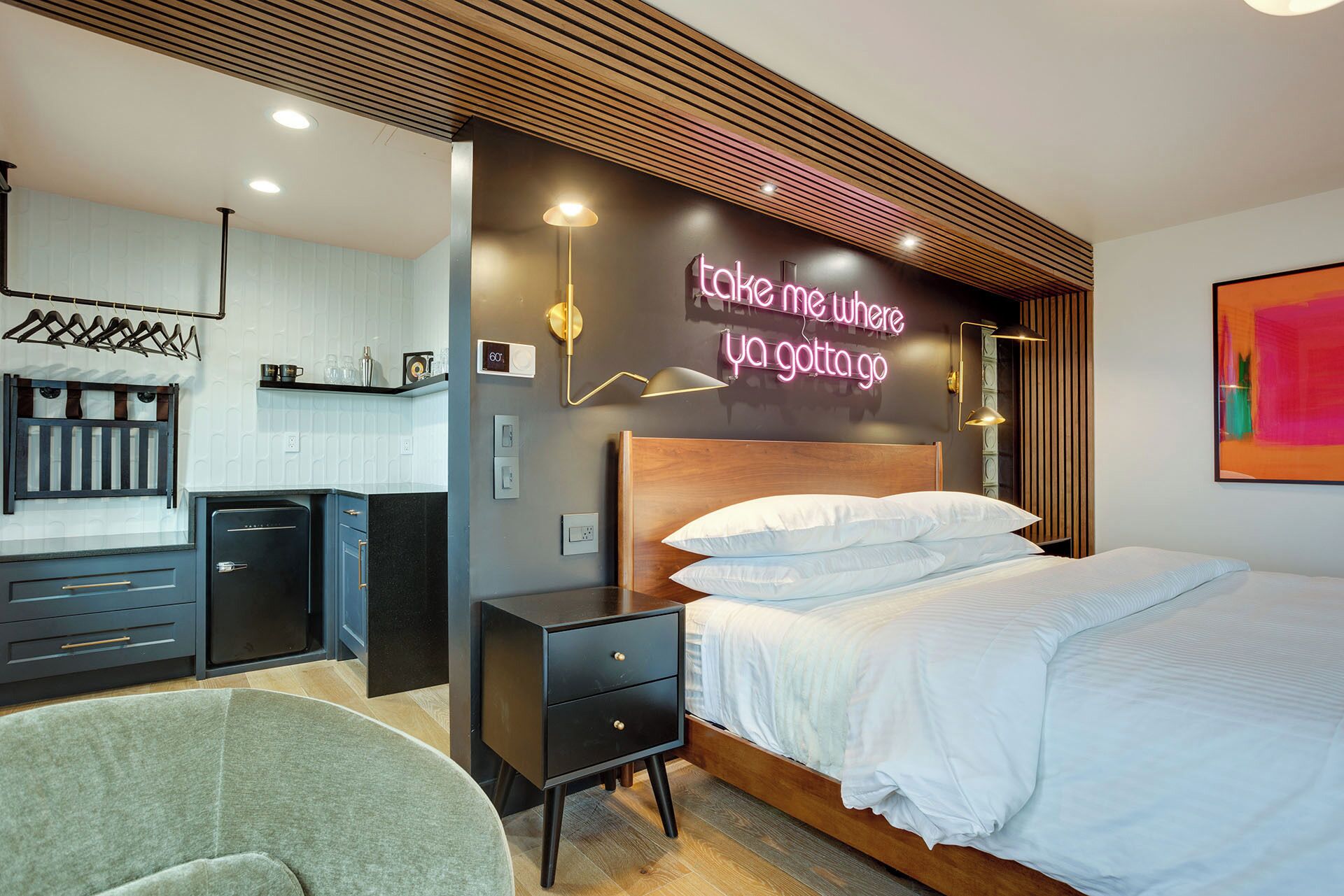 华丽客房, 露台