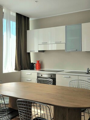 Private kitchen - Two bedroom apartment (Milan)
