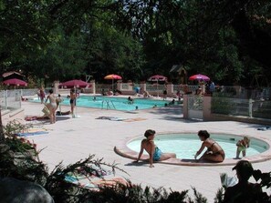 Pool - Cozy mobile home with terrace - 4 guests (Neffes)