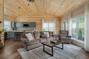 Living area - Fern Grove | Upscale & Airy| Forest Views (Washington Township)