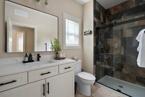 Bathroom - Fern Grove | Upscale & Airy| Forest Views (Washington Township)