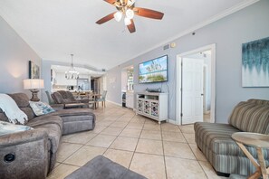 TV - The Enclave 302 | Beachfront Gem | Incredible Views from Private Balcony | My Beach Getaways (Orange Beach)