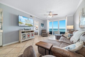 TV - The Enclave 302 | Beachfront Gem | Incredible Views from Private Balcony | My Beach Getaways (Orange Beach)