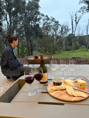 Property grounds - Nannup Bush Retreat · Firepit, Walk to Town (Nannup)