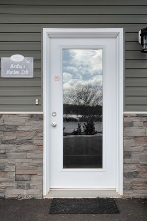 Exterior detail - Morley's Marina Loft (Cardigan)