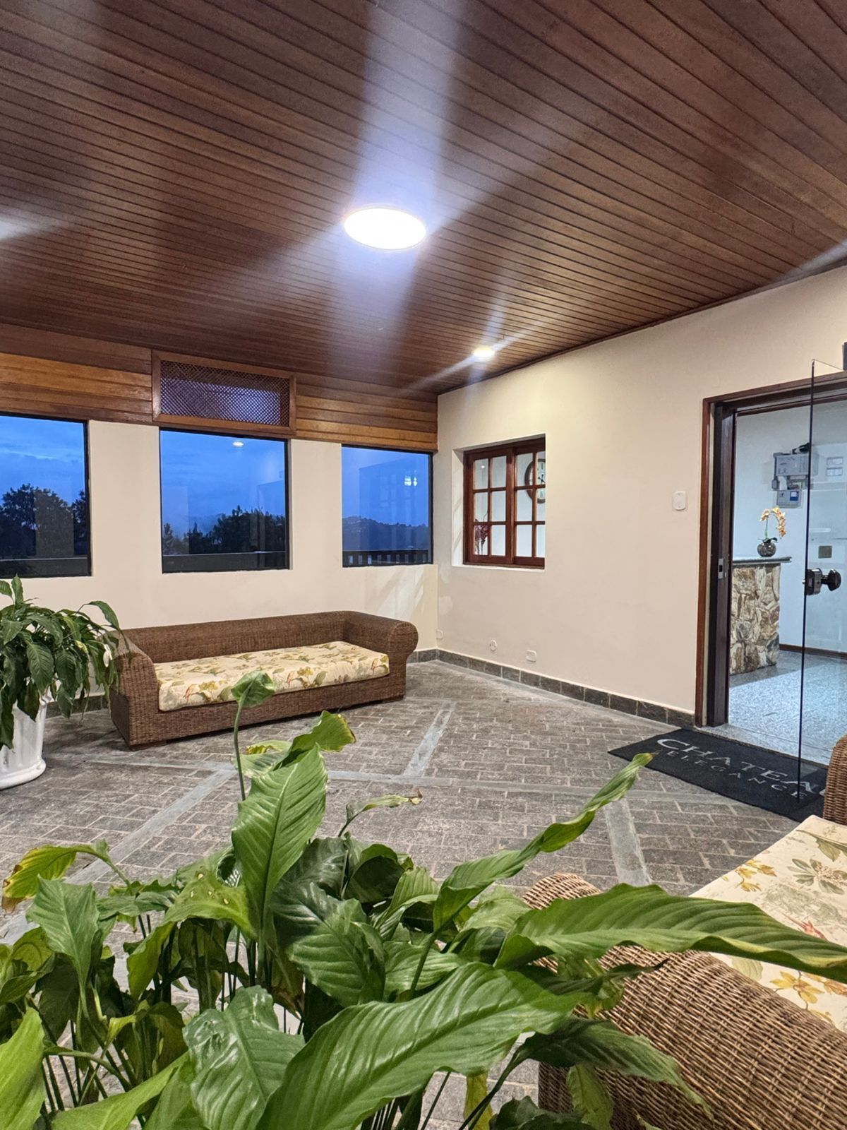 Entrée de l’hébergement