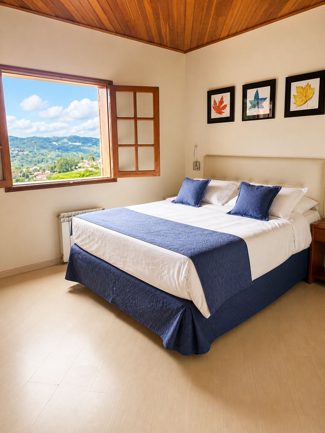 Chambre Confort avec lits jumeaux, vue montagne