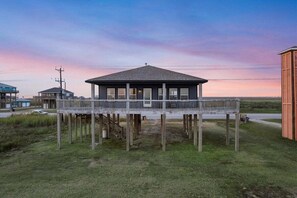 Exterior - Beachfront | Wraparound Deck | Steps to Sand (Bolivar Peninsula)