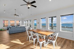 Dining - Beachfront | Wraparound Deck | Steps to Sand (Bolivar Peninsula)