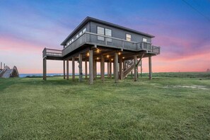 Exterior - Beachfront | Wraparound Deck | Steps to Sand (Bolivar Peninsula)
