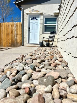 Exterior detail - Green Haven: Smart Projector, Yard, & Fire Pit (Colorado Springs)