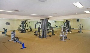 Fitness facility - The Pool Resort Kingscliff - Two Bedroom (4104/4105) ground floor with pool view - Holiday Management Co. (Tweed)