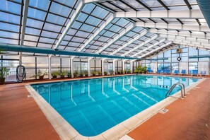 Indoor pool, a heated pool - Oceanfront Capri Condo | Indoor Pool, Tennis, Pickleball & Balcony (Ocean City)