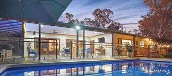 private country treat with pool and hot tub