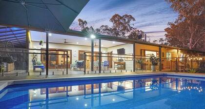 private country treat with pool and hot tub