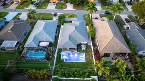 Exterior - New! Gulf Breeze - Stunning Heated Saltwater Pool & Spa with Sundeck, Apprx 1 Mile to Beach! (Naples)