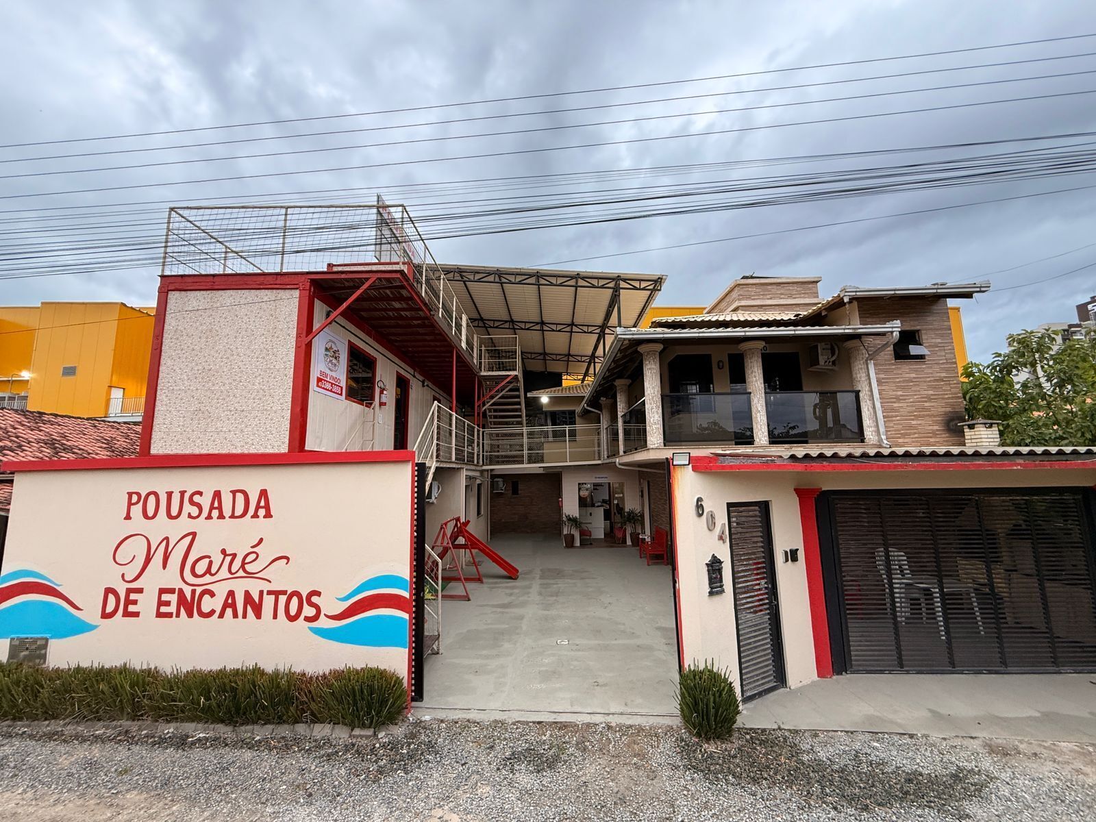 Fachada da propriedade