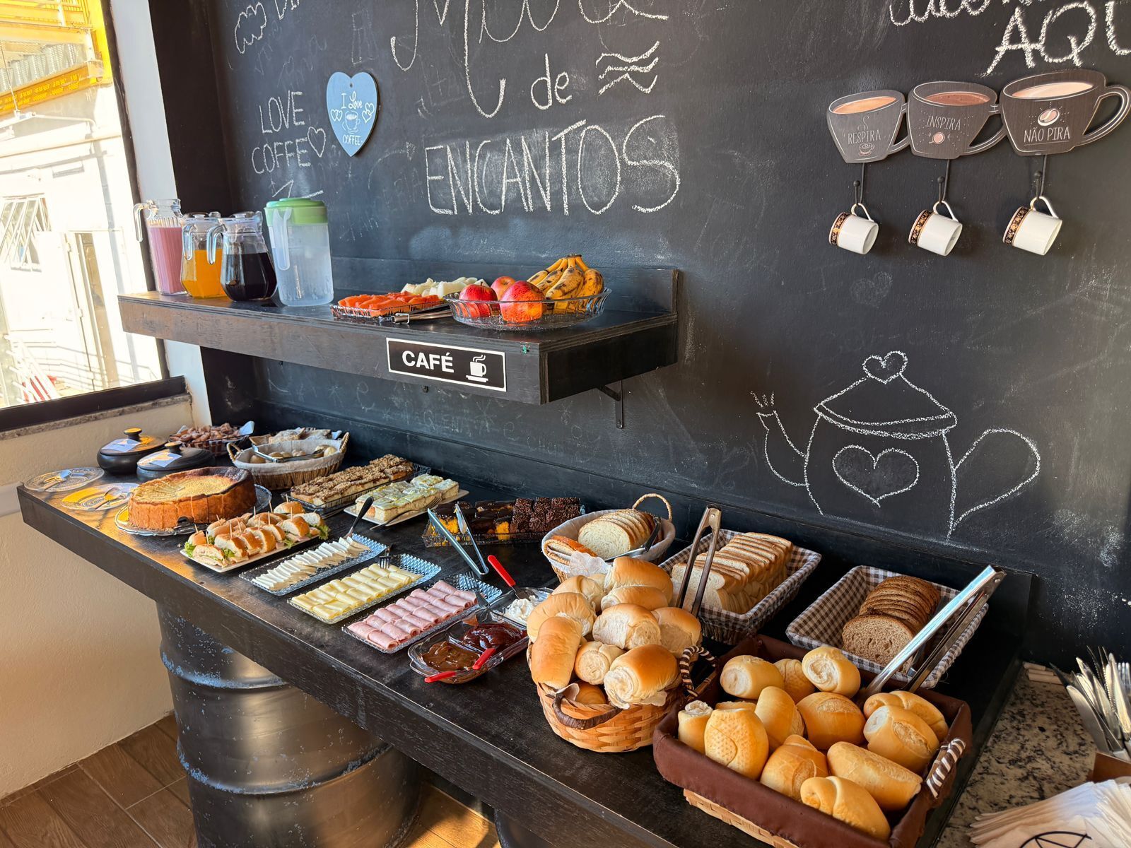 Petit déjeuner buffet