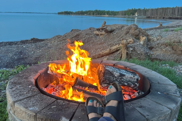 Firepit with a great view!