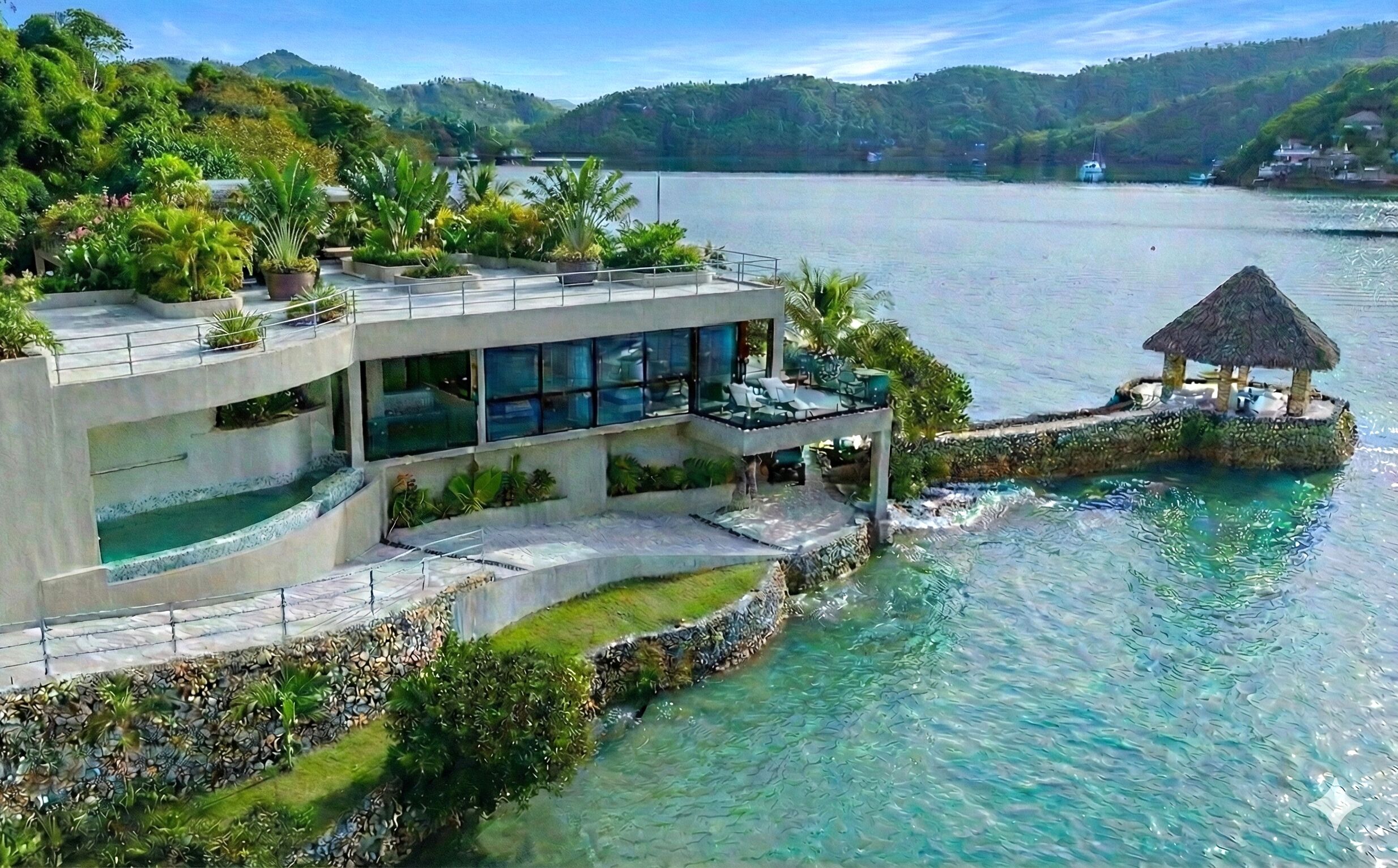 Luxe studio, uitzicht op zee | Exterieur