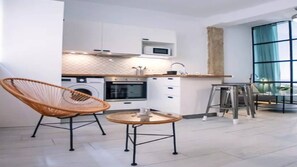 Apartment, 1 Schlafzimmer, barrierefrei, Balkon | Innenbereich