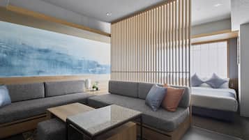 Junior Suite, Non Smoking | Living area | Flat-screen TV