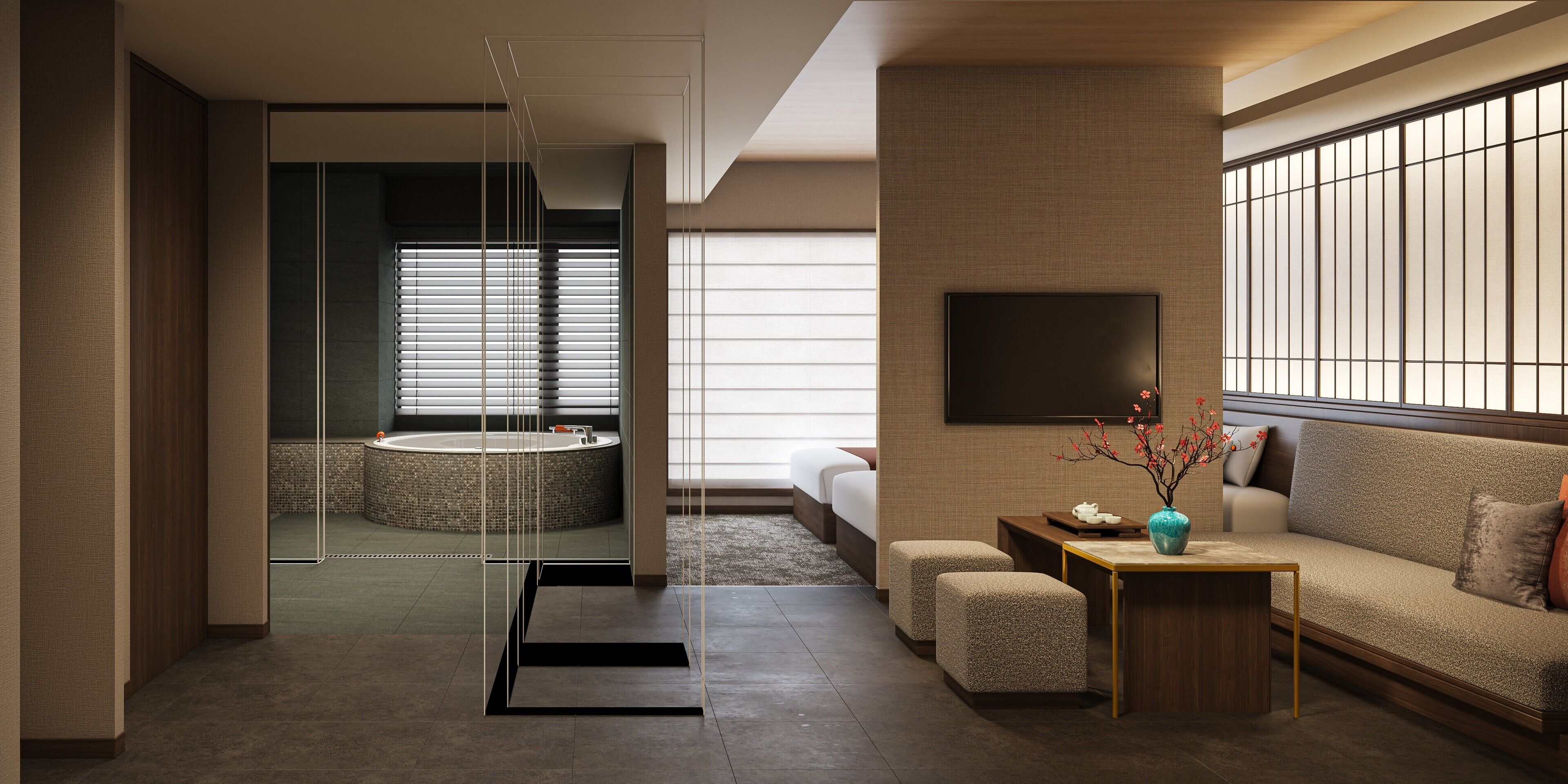 套房, 非吸煙房 (with Hot Tub)