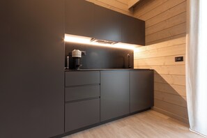 Chalet Superior, vista lago | Interni