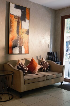 Sala de estar en el lobby