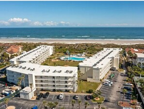 Exterior - Oceanfront St. Augustine Beach Condo | Steps to Sand | Pool | Near Historic Downtown (St. Augustine)