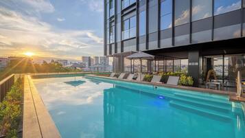 Indoor pool, outdoor pool