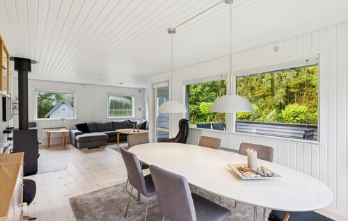 Awesome home in Farsø with house a panoramic view