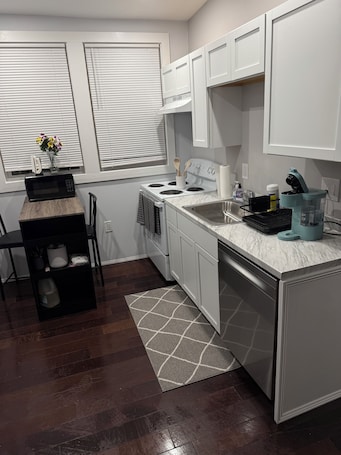 Private kitchen. Private Third-Floor Attic Apartment